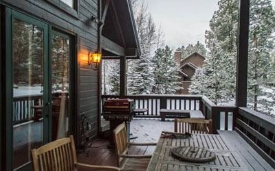 Deck and porch construction project